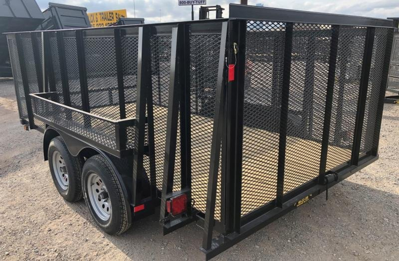 New 2026 Road Boss 83"x14' Tandem Axle with 4' sides Landscape Trailer