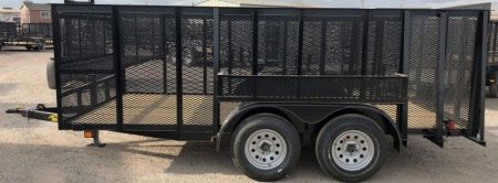 New 2026 Road Boss 83"x14' Tandem Axle with 4' sides Landscape Trailer