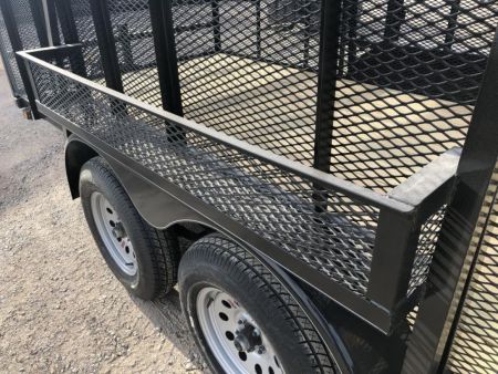 New 2026 Road Boss 83"x14' Tandem Axle with 4' sides Landscape Trailer