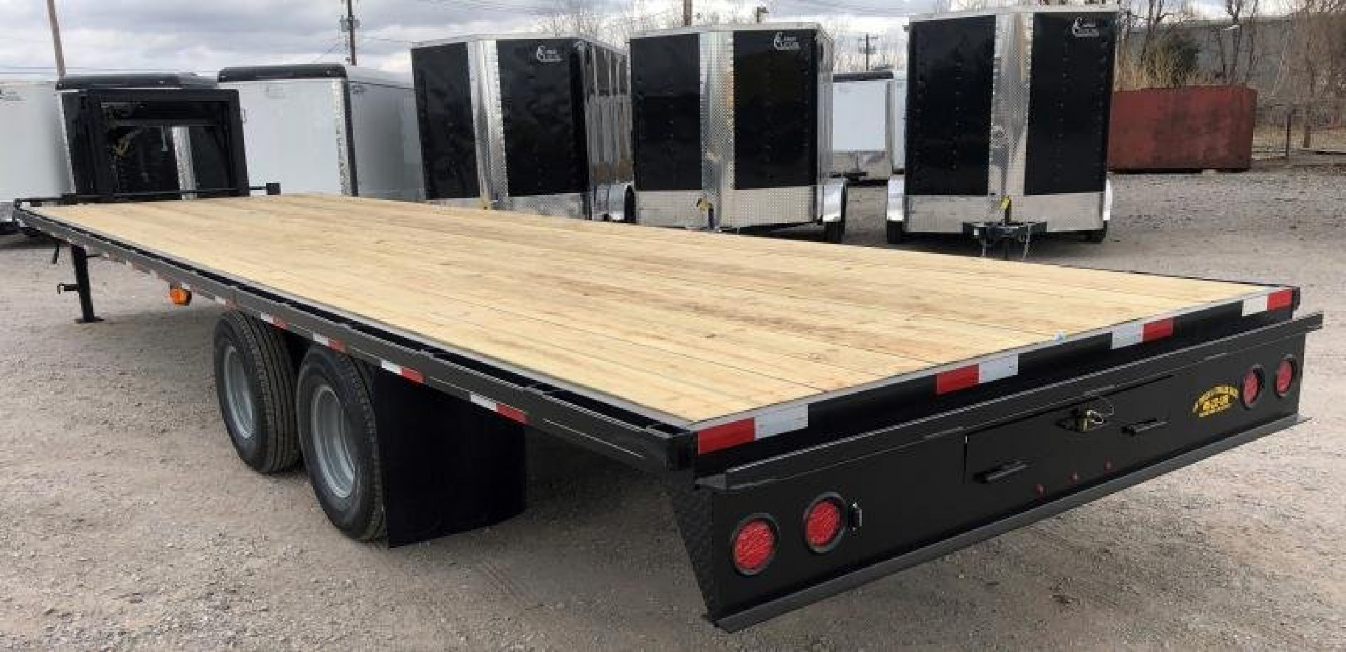 New 2026 Road Boss 30 Tandem Dual Gooseneck Flatbed Equipment Trailer
