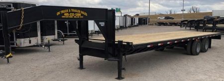 New 2026 Road Boss 30 Tandem Dual Gooseneck Flatbed Equipment Trailer
