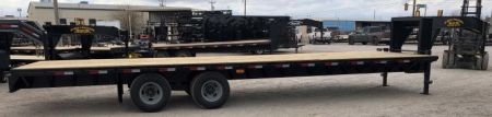 New 2026 Road Boss 30 Tandem Dual Gooseneck Flatbed Equipment Trailer