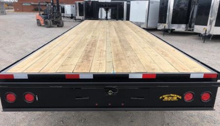 New 2026 Road Boss 30 Tandem Dual Gooseneck Flatbed Equipment Trailer