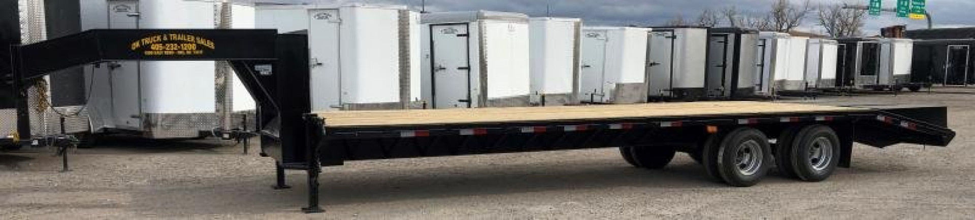 New 2026 Road Boss 30' Tandem Dual Gooseneck with combo dove tail Equipment Trailer
