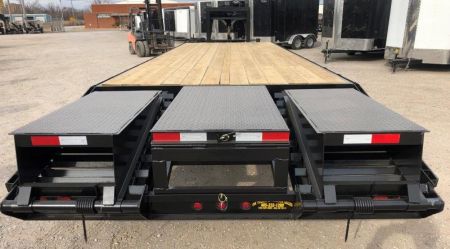 New 2026 Road Boss 30' Tandem Dual Gooseneck with combo dove tail Equipment Trailer
