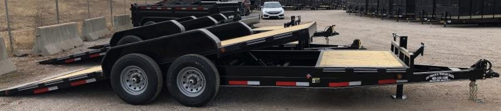 New 2026 East Texas Trailers 20' 7k lb axles 16' +4' Tilt Trailer