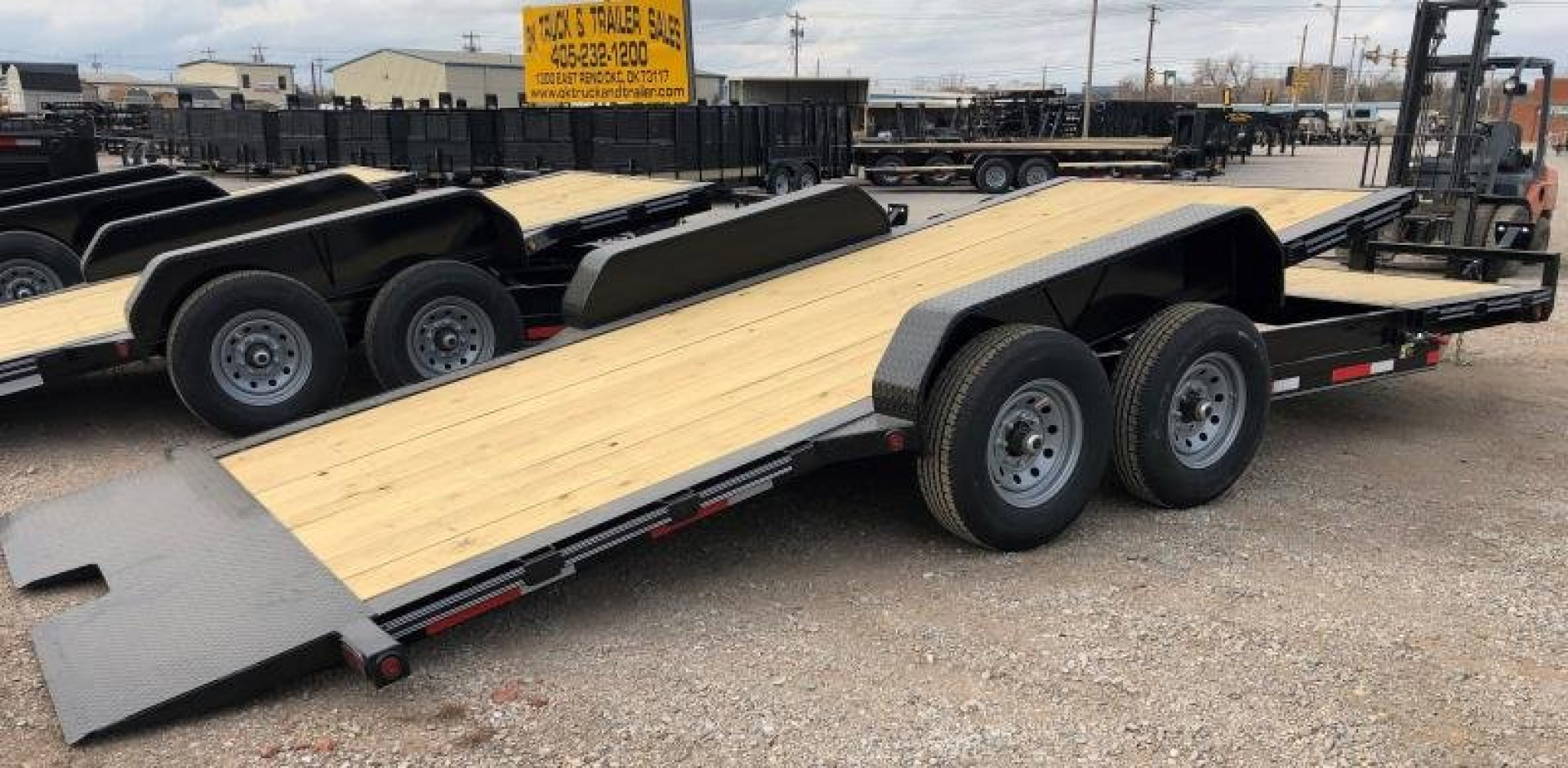 New 2026 East Texas Trailers 20' 7k lb axles 16' +4' Tilt Trailer