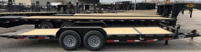 New 2026 East Texas Trailers 20' 7k lb axles 16' +4' Tilt Trailer