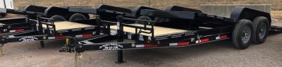 New 2026 East Texas Trailers 20' 7k lb axles 16' +4' Tilt Trailer