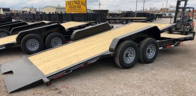 New 2026 East Texas Trailers 20' 7k lb axles 16' +4' Tilt Trailer