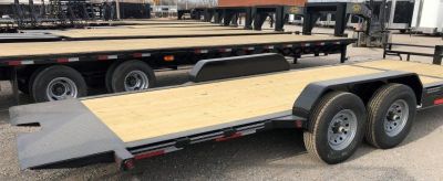 New 2026 East Texas Trailers 20' 7k lb axles 16' +4' Tilt Trailer