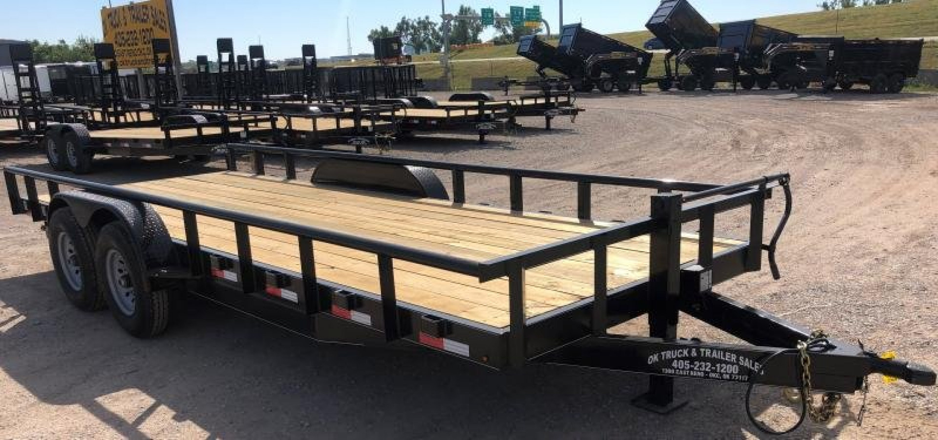 New 2026 Road Boss 83" x 20' Heavy Duty Pipe Top, Dove, Slide in ramps Utility / Equipment Trailer