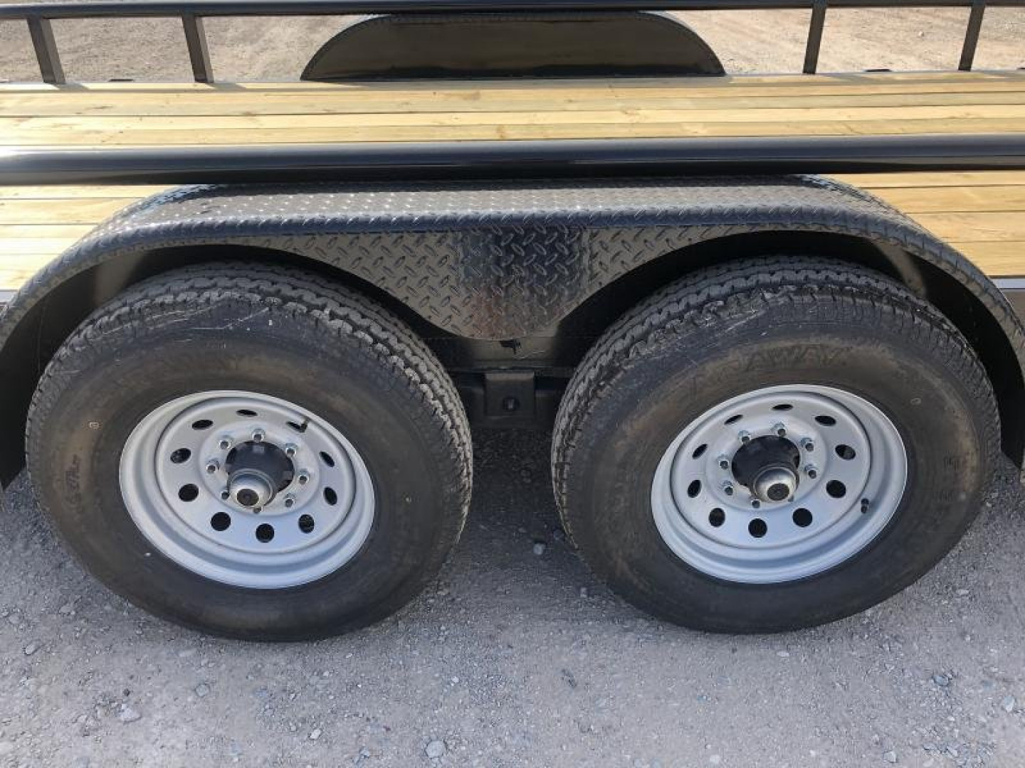 New 2026 Road Boss 83" x 20' Heavy Duty Pipe Top, Dove, Slide in ramps Utility / Equipment Trailer