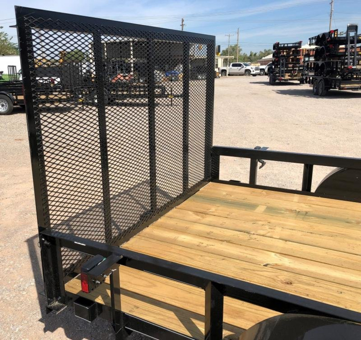 New 2026 Road Boss 83"x16' Tandem Axle Utility with 4' Gate Utility Trailer