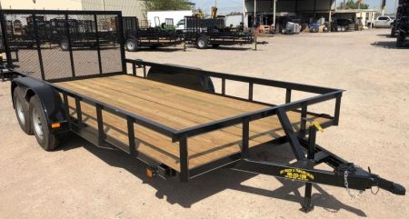 New 2026 Road Boss 83 x16' Tandem Axle Utility with 4' Gate Utility Trailer