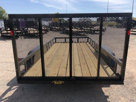 New 2026 Road Boss 83"x16' Tandem Axle Utility with 4' Gate Utility Trailer