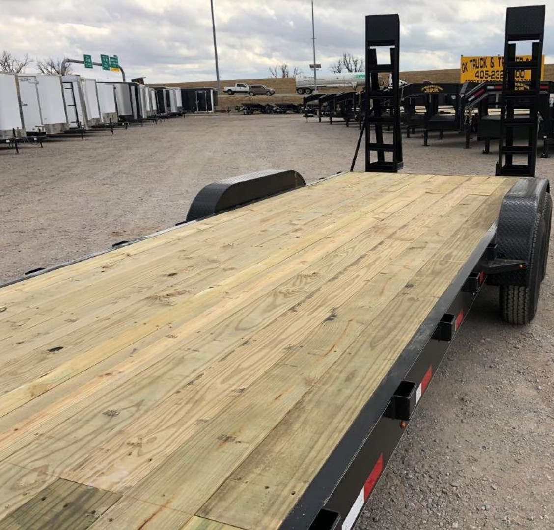New 2026 Road Boss 83"x24' Tandem Axle Gooseneck No Rail Stand Up Ramp Equipment Trailer