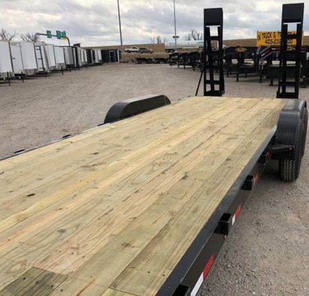 New 2026 Road Boss 83"x24' Tandem Axle Gooseneck No Rail Stand Up Ramp Equipment Trailer