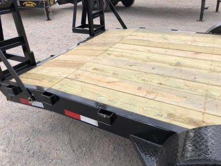 New 2026 Road Boss 83"x24' Tandem Axle Gooseneck No Rail Stand Up Ramp Equipment Trailer