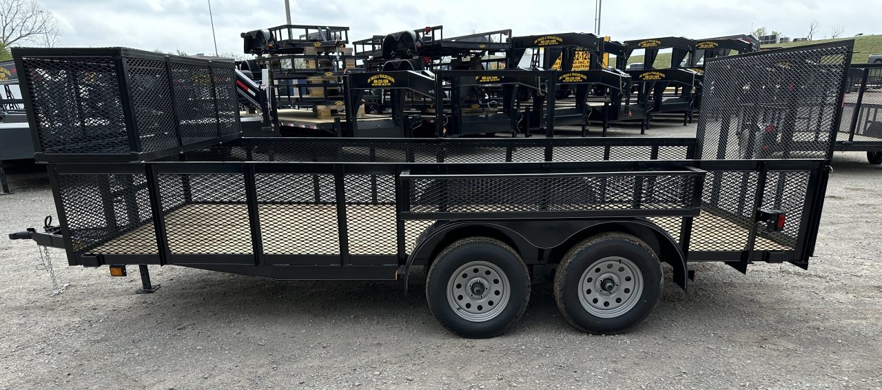 New 2026 Road Boss 83"x16' Tandem Axle Landscape with 2' Sides Landscape Trailer