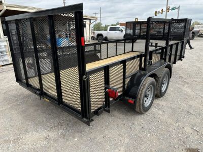 New 2026 Road Boss 83"x16' Tandem Axle Landscape with 2' Sides Landscape Trailer