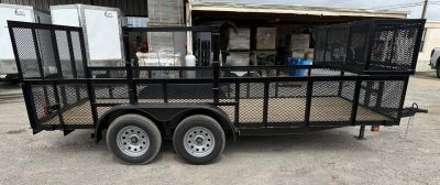 New 2026 Road Boss 83"x16' Tandem Axle Landscape with 2' Sides Landscape Trailer