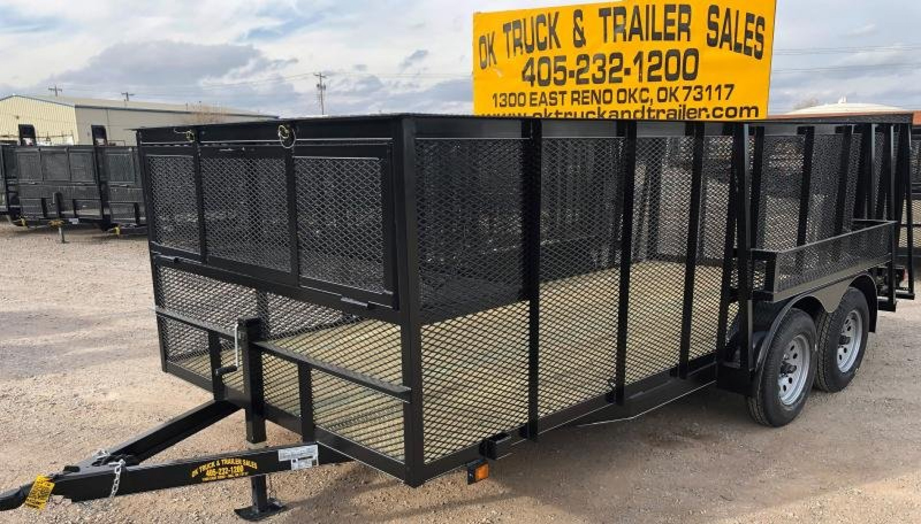 New 2026 Road Boss 83"x16' Tandem Axle Landscape with 4' Sides Landscape Trailer