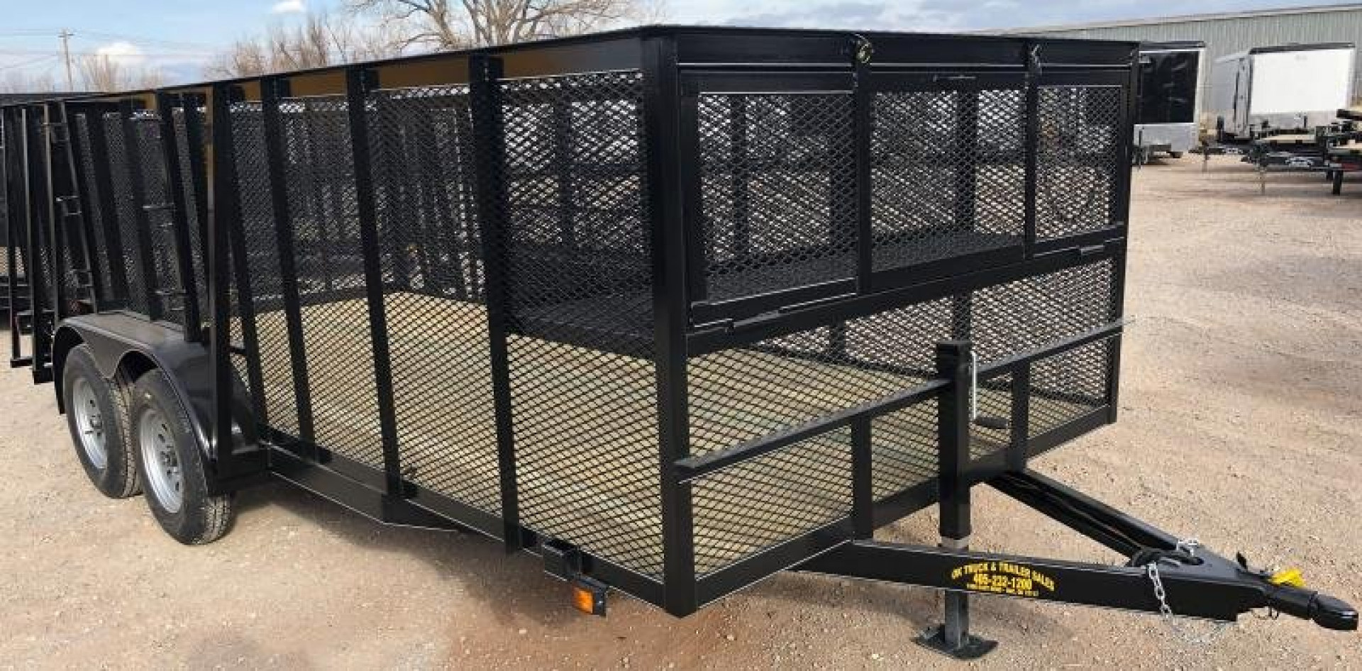 New 2026 Road Boss 83"x16' Tandem Axle Landscape with 4' Sides Landscape Trailer
