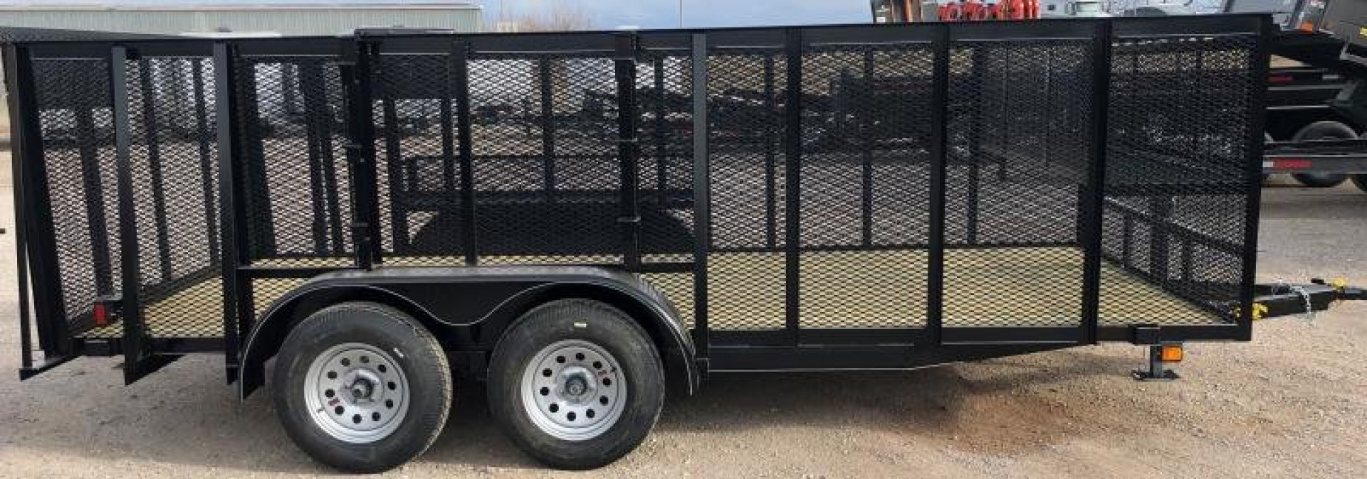 New 2026 Road Boss 83"x16' Tandem Axle Landscape with 4' Sides Landscape Trailer