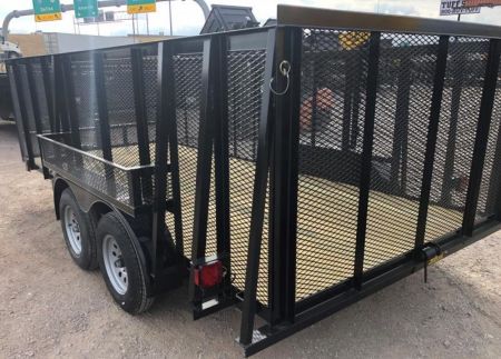 New 2026 Road Boss 83"x16' Tandem Axle Landscape with 4' Sides Landscape Trailer