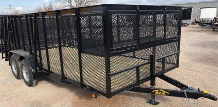 New 2026 Road Boss 83"x16' Tandem Axle Landscape with 4' Sides Landscape Trailer