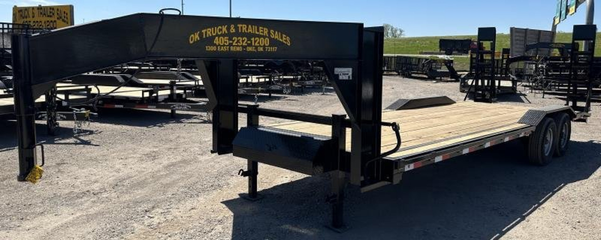 New 2026 Road Boss 102"x24' Gooseneck Lowstyle Equipment Trailer