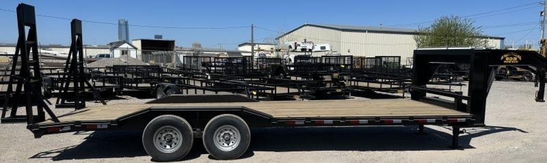New 2026 Road Boss 102"x24' Gooseneck Lowstyle Equipment Trailer