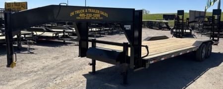 New 2026 Road Boss 102 x24' Gooseneck Lowstyle Equipment Trailer