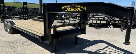 New 2026 Road Boss 102"x24' Gooseneck Lowstyle Equipment Trailer