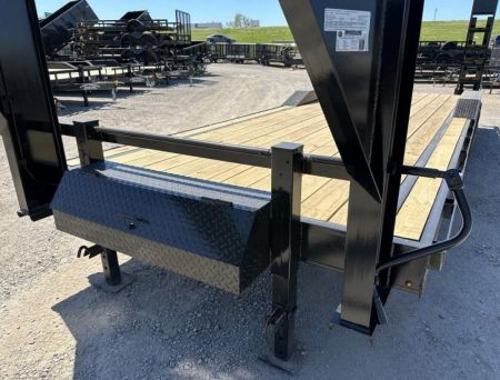 New 2026 Road Boss 102"x24' Gooseneck Lowstyle Equipment Trailer