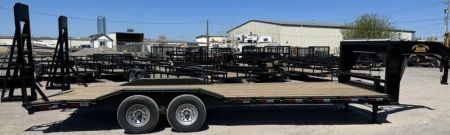 New 2026 Road Boss 102"x24' Gooseneck Lowstyle Equipment Trailer