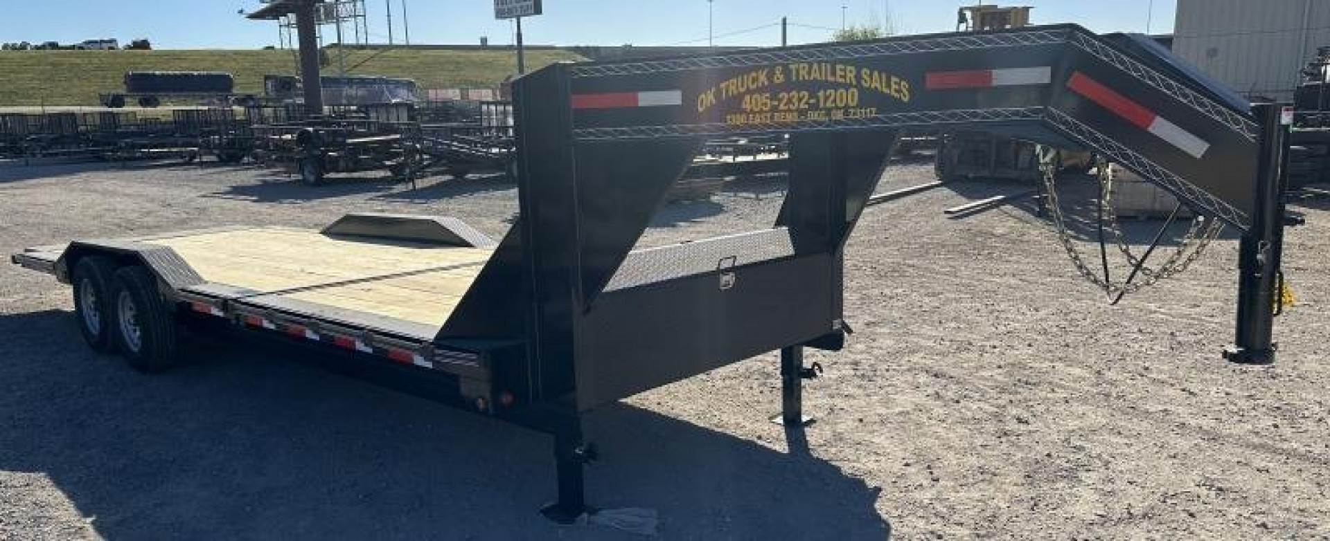 New 2026 East Texas Trailers 102"x24' Gooseneck Lowstyle Driver over fender Tilt Trailer