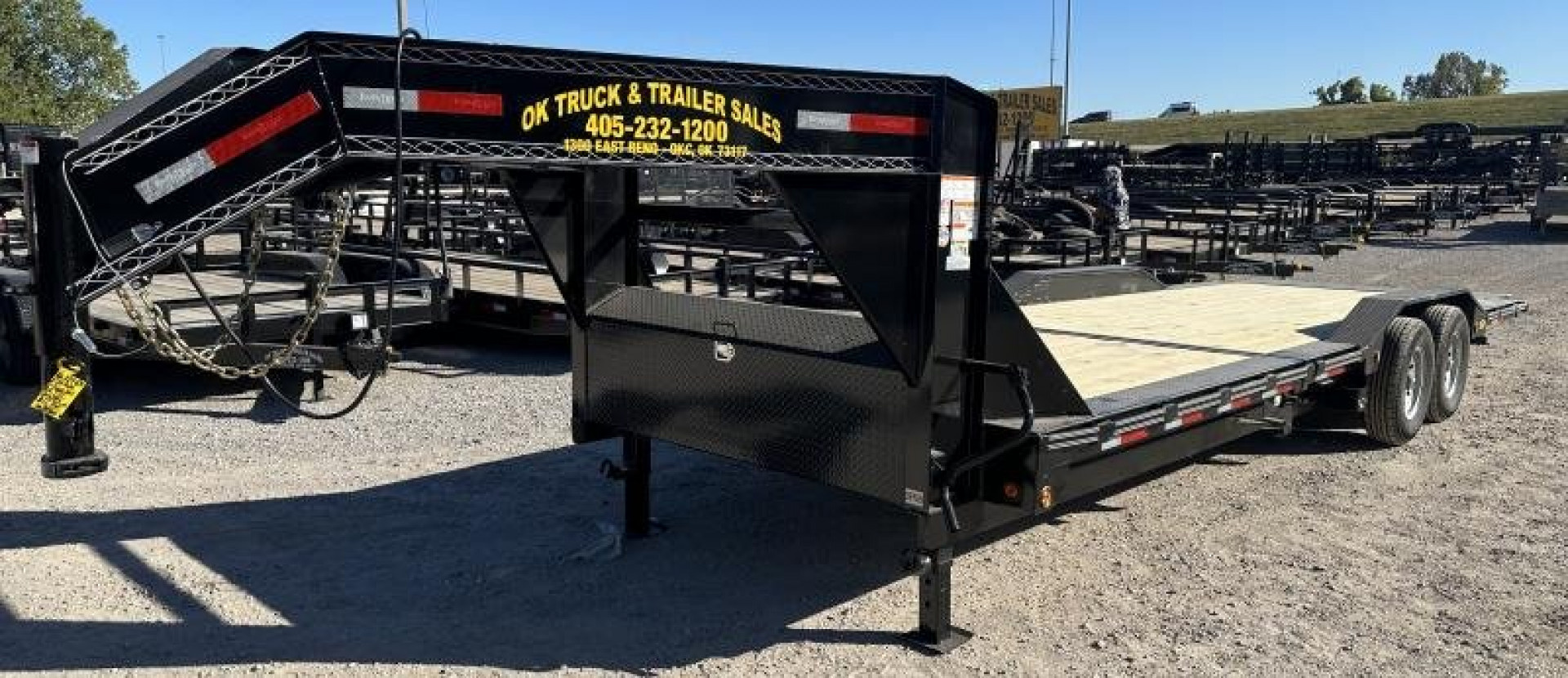 New 2026 East Texas Trailers 102"x24' Gooseneck Lowstyle Driver over fender Tilt Trailer