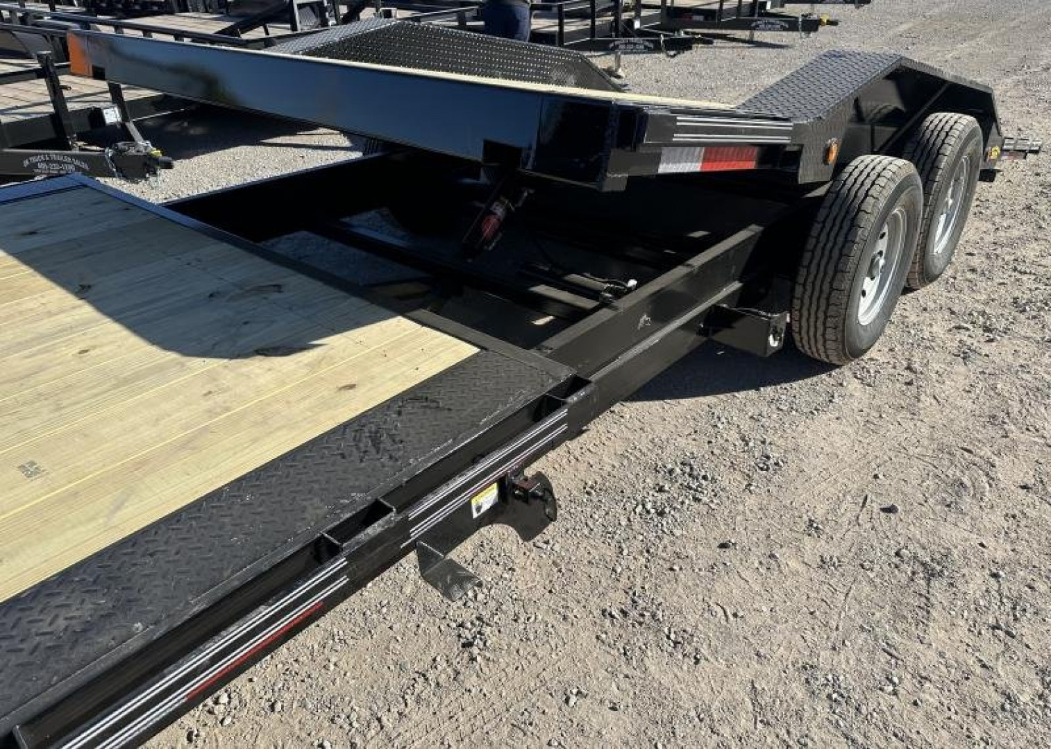 New 2026 East Texas Trailers 102"x24' Gooseneck Lowstyle Driver over fender Tilt Trailer