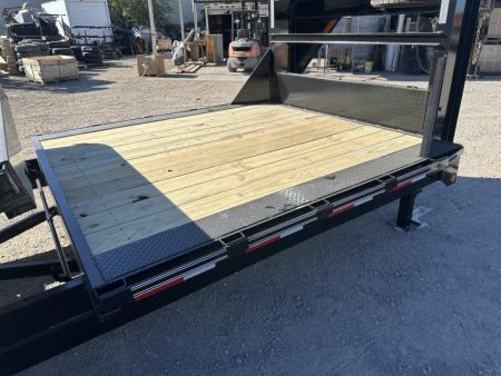 New 2026 East Texas Trailers 102"x24' Gooseneck Lowstyle Driver over fender Tilt Trailer