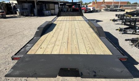 New 2026 East Texas Trailers 102"x24' Gooseneck Lowstyle Driver over fender Tilt Trailer