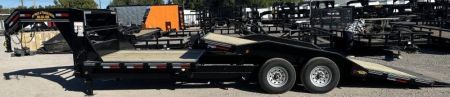 New 2026 East Texas Trailers 102"x24' Gooseneck Lowstyle Driver over fender Tilt Trailer