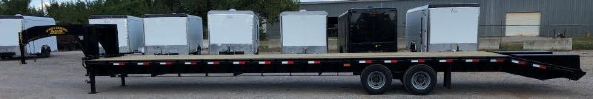 New 2026 Road Boss 40' Tandem Dual Gooseneck Combo Equipment Trailer
