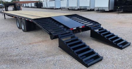 New 2026 Road Boss 40' Tandem Dual Gooseneck Combo Equipment Trailer