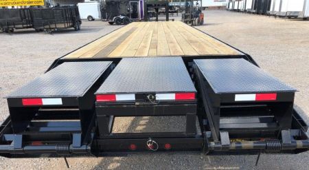 New 2026 Road Boss 40' Tandem Dual Gooseneck Combo Equipment Trailer