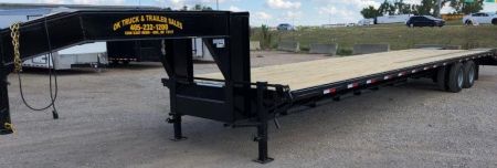 New 2026 Road Boss 40' Tandem Dual Gooseneck Combo Equipment Trailer