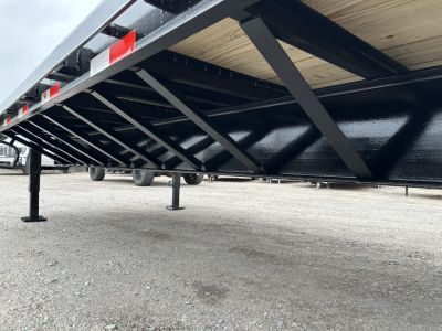 New 2026 Road Boss 32' Tandem 12k Dozer Dove with Hutch Equipment Trailer