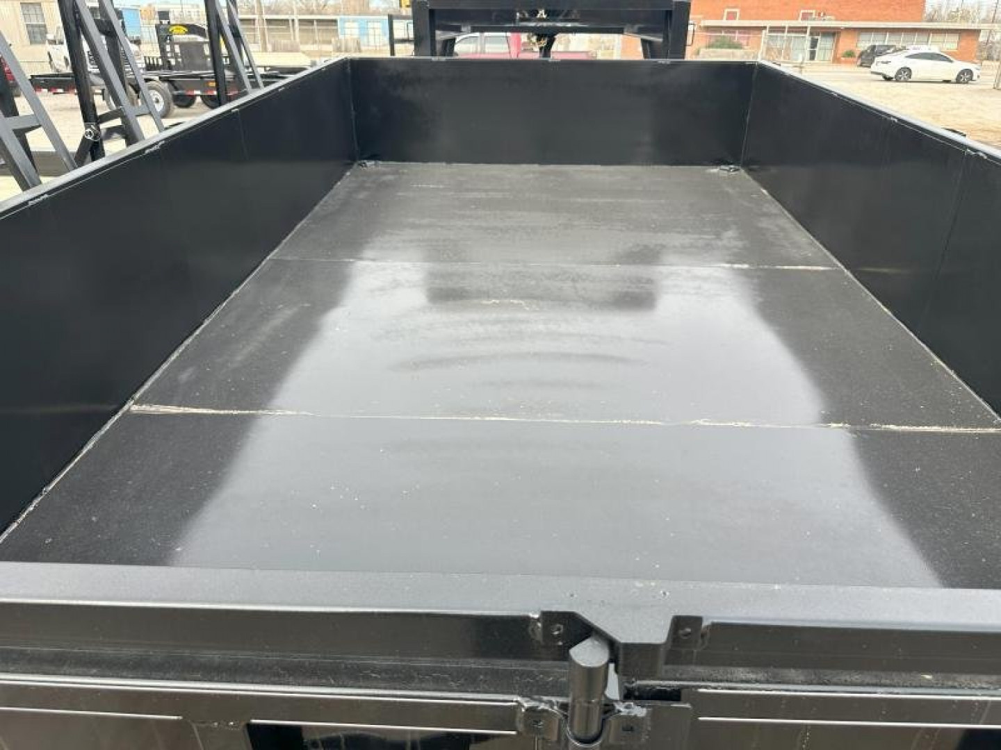 New 2024 Road Boss 102" x 14' Tandem Axle Gooseneck with 2' sides Dump Trailer