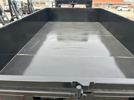 New 2024 Road Boss 102" x 14' Tandem Axle Gooseneck with 2' sides Dump Trailer